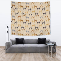 Greyhound Dog Pattern Print Tapestry-Free Shipping - Deruj.com