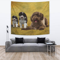 Spanish Water Dog Print Tapestry-Free Shipping - Deruj.com