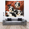 Cute Polish Lowland Sheepdog Print Tapestry-Free Shipping - Deruj.com