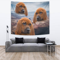Lovely Redbone Coonhound Print Tapestry-Free Shipping - Deruj.com