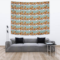 Cardigan Welsh Corgi Dog Pattern Print Tapestry-Free Shipping - Deruj.com