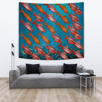 Cherry Barb Fish Print Tapestry-Free Shipping - Deruj.com