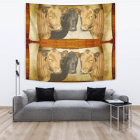 Amazing  Dexter Cattle (Cow) Print Tapestry-Free Shipping - Deruj.com