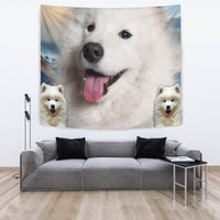 Cute Samoyed Dog Print Tapestry-Free Shipping - Deruj.com