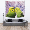 Budgerigar Parrot Print Tapestry-Free Shipping - Deruj.com