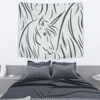 Amazing Sketch Unicorn Print Tapestry-Free Shipping - Deruj.com