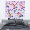 Happy Unicorn Print Tapestry-Free Shipping - Deruj.com