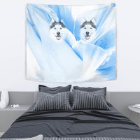 Siberian Husky Print Tapestry-Free Shipping - Deruj.com