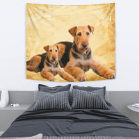 Airedale Terrier Dog Print Tapestry-Free Shipping - Deruj.com