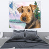 Cute Airedale Terrier Print Tapestry-Free Shipping - Deruj.com