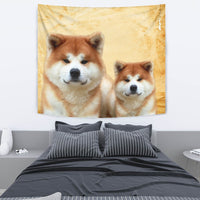 Cute Akita Inu Dog Print Tapestry-Free Shipping - Deruj.com