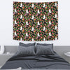 Beagle Dog Floral Print Tapestry-Free Shipping - Deruj.com
