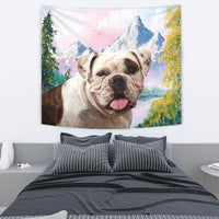 American Bulldog Print Tapestry-Free Shipping - Deruj.com