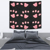 Cat Paws Print Tapestry-Free Shipping - Deruj.com