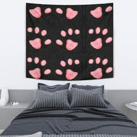 Cat Paws Print Tapestry-Free Shipping - Deruj.com