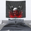 Gun And Skull Print Limited Edition Tapestry-Free Shipping - Deruj.com