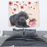 Neapolitan Mastiff Dog Print Tapestry-Free Shipping - Deruj.com