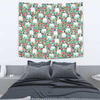 French Bulldog Floral Print Tapestry-Free Shipping - Deruj.com