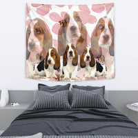 Cute Basset Hound Print Tapestry-Free Shipping - Deruj.com