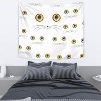 Cute Cat Face Print Tapestry-Free Shipping - Deruj.com