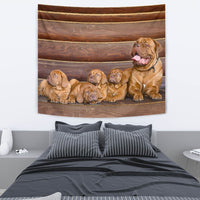 Cute Bordeaux Mastiff Print Tapestry-Free Shipping - Deruj.com