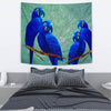 Hyacinth Macaw Parrot Print Tapestry-Free Shipping - Deruj.com