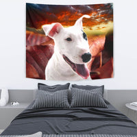 Cute Bull Terrier Print Tapestry-Free Shipping - Deruj.com