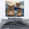 Burmese Cat Print Tapestry-Free Shipping - Deruj.com