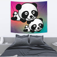 Cute Panda Bear Print Tapestry-Free Shipping - Deruj.com