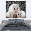 Chinese Hamster On Black Print Tapestry-Free Shipping - Deruj.com