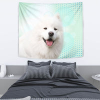 Samoyed dog Print Tapestry-Free Shipping - Deruj.com