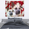 Chinook Dog On Red Print Tapestry-Free Shipping - Deruj.com