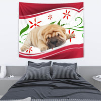 Shar Pei Dog Print Tapestry-Free Shipping - Deruj.com