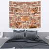 Djungarian Hamster On Wall Print Tapestry-Free Shipping - Deruj.com