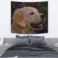 Lovely Golden Retriever Dog Print Tapestry-Free Shipping - Deruj.com