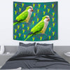 Monk Parakeet Parrot Print Tapestry-Free Shipping - Deruj.com