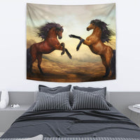 Wild Horse Painting Print Tapestry-Free Shipping - Deruj.com