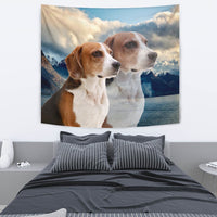 Lovely English Foxhound Print Tapestry-Free Shipping - Deruj.com