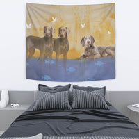 Amazing Weimaraner Dog Print Tapestry-Free Shipping - Deruj.com