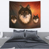 Cute Finnish Lapphund Print Tapestry-Free Shipping - Deruj.com