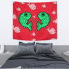 Fish Print On Red Tapestry-Free Shipping - Deruj.com