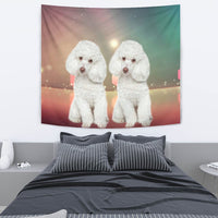 Cute Poodle Dog Print Tapestry-Free Shipping - Deruj.com