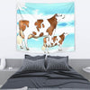 Montbeliarde Cattle (Cow) Print Tapestry-Free Shipping - Deruj.com