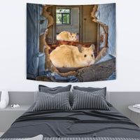 Golden Hamster Print Tapestry-Free Shipping - Deruj.com