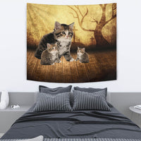 Siberian Cat Print Tapestry-Free Shipping - Deruj.com
