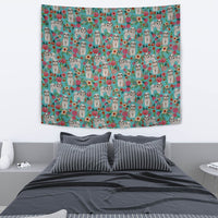 Shih Tzu Dog Floral Print Tapestry-Free Shipping - Deruj.com
