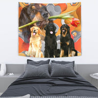 Cute Hovawart Dogs Print Tapestry-Free Shipping - Deruj.com