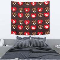 Tibetan Spaniel Patterns Print Tapestry-Free Shipping - Deruj.com