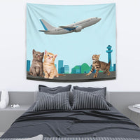 Happy Cats Print Tapestry-Free Shipping - Deruj.com