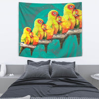 Sun Conure Parrot Print Tapestry-Free Shipping - Deruj.com